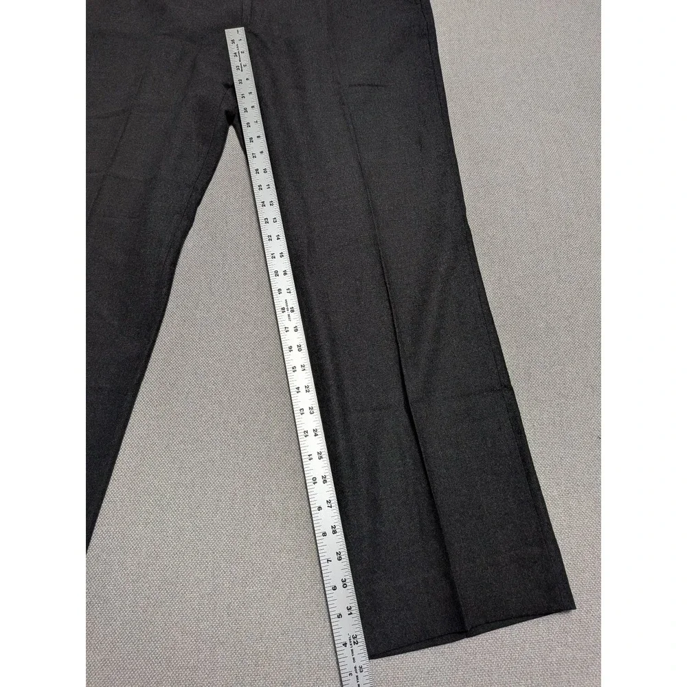 Polo Ralph Lauren Men's Charcoal Gray Pants 38x32 Wool Stretch Made in Italy